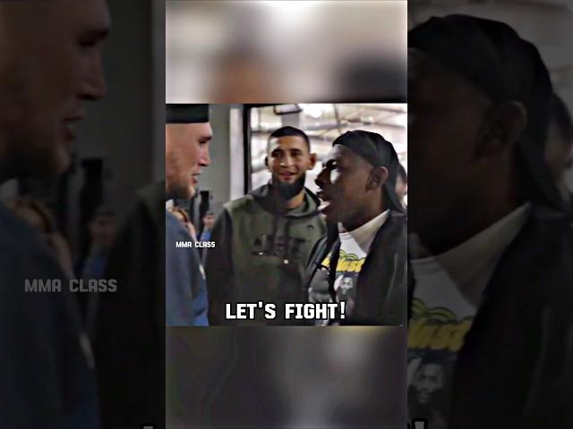 Khamzat almost fights BACKSTAGE with Buckley thinks he is a Fan #khamzatchimaev #borz #viral #fyp