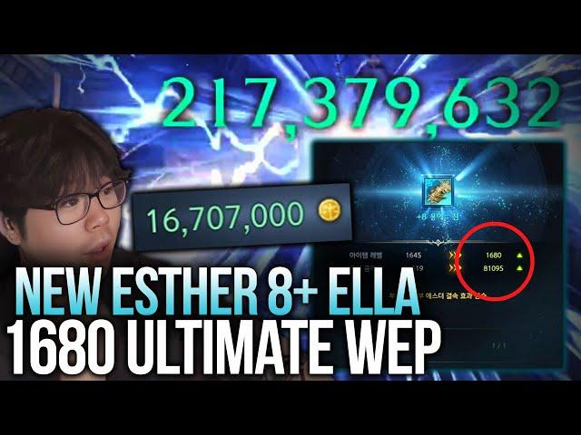 LOST ARK | "ELLA" NEW 1680 ESTHER 8++ WEAPON - FIRST LOOK!