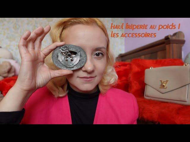 haul friperie au poids I, les accessoires