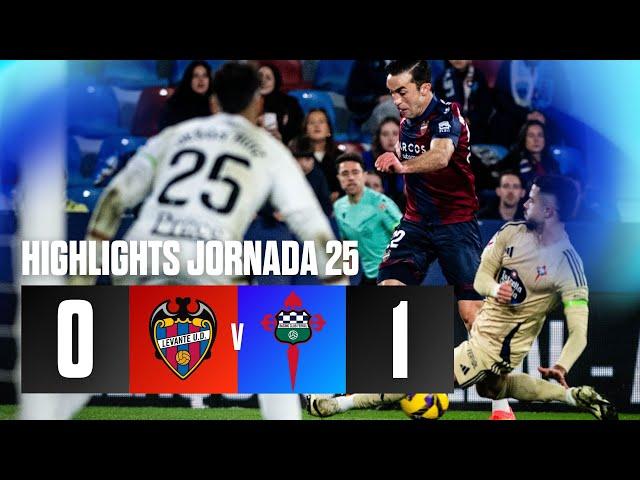 J25 Highlights del partido Levante UD 0-1 Racing Club Ferrol | LaLiga Hypermotion 2024/25