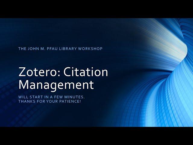 Zotero 7: Citation Management Made Free and Fun