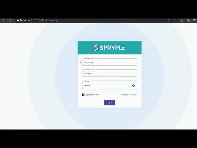 SPRYPLE HR Leave Management Training Video in English