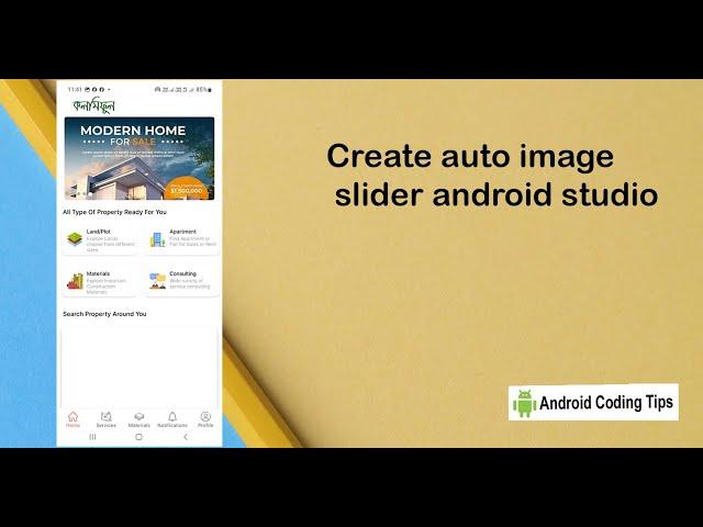 Create auto image slider control admin apps |Banner slider | image slider android studio Example