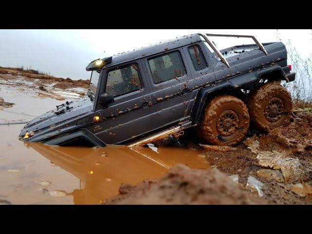 Mercedes-Benz G 63 AMG 6x6 ... Что он творит на бездорожье! Мощный RC OFFroad