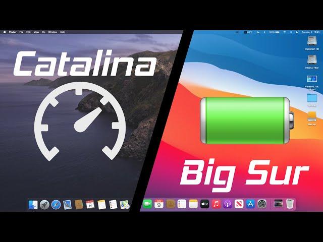 macOS Big Sur vs. Catalina Speed & Battery Life Comparison! (Public Beta)