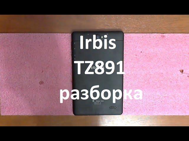Irbis TZ891 разборка