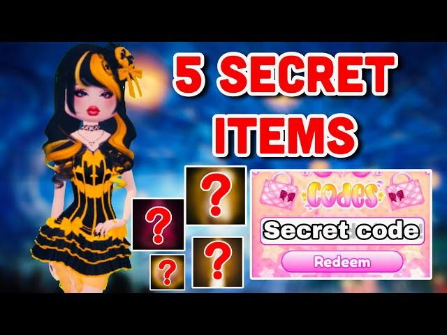 *HURRY* CLAIM THESE 5 *SECRET* ITEMS IN DRESS TO IMPRESS HALLOWEEN UPDATE 