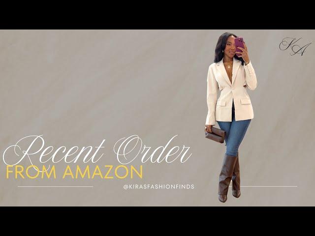 Recent Amazon Order | Affordable Winter Outfits | Kira's Fashion Finds