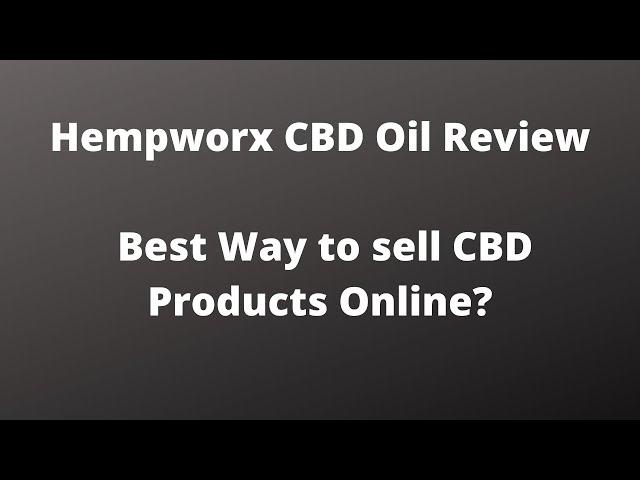 Hempworx CBD oil Review