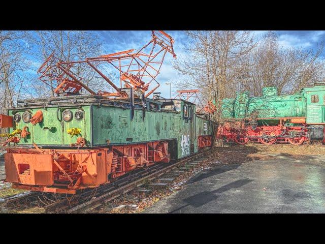 Abandoned electric mine locomotive EL 3