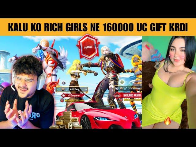 kalu ko mil gaya BGMI PARTNER TITLE | Random rich girl challenge me for chicken choko