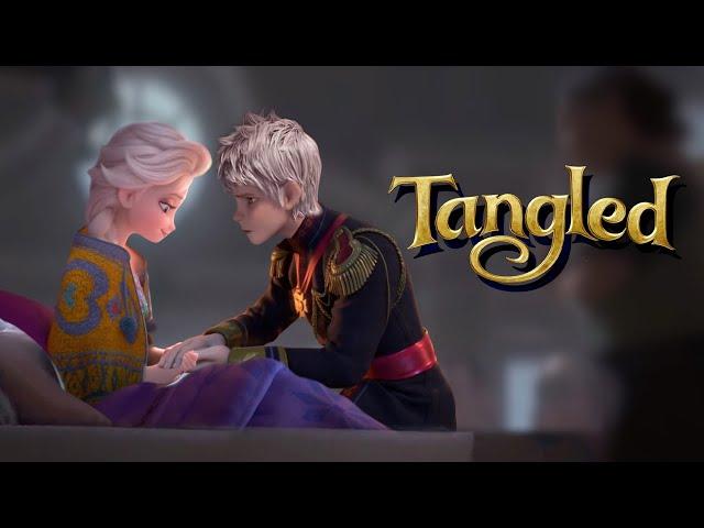 Scenes Elsa and Jack Frost with the Princesses | Frozen 3 [Rapunzel , Moana and Anna Fanmade Scene]