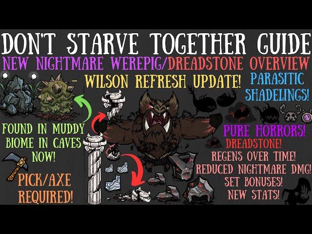 NEW FULL Nightmare Werepig Fight & Dreadstone Overview - Don't Starve Together Guide