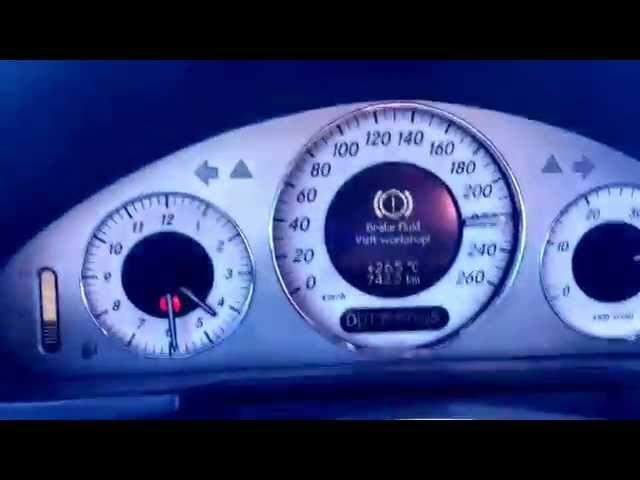 Mercedes Benz E 270 CDI 0-240km/h