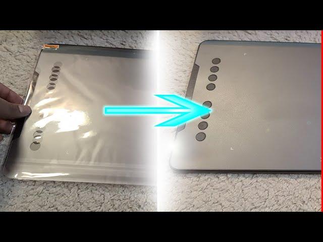 How to apply screen protector of XP Pen DECO 01 V2