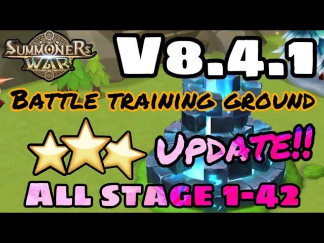 All Battle Training Ground Guide Mock Battle 1-42 ⭐️⭐️⭐️ (Summoners war)  V 8.4.1 UPDATE! 2024