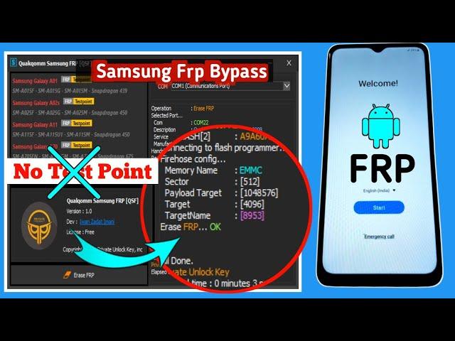 Finall- No Test Point Samsung Frp Bypass Tool 2024 | *#0*# Not Work Enable Adb File | Android 13/14