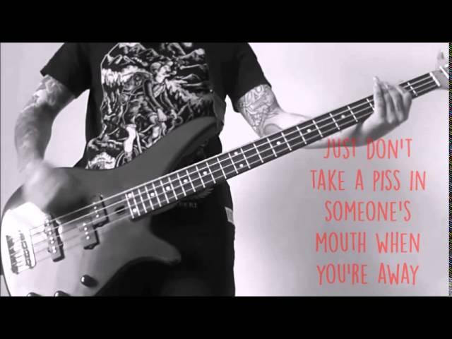 Tom Delonge - Golden Showers In The Golden State Bass Cover & Lyric Video