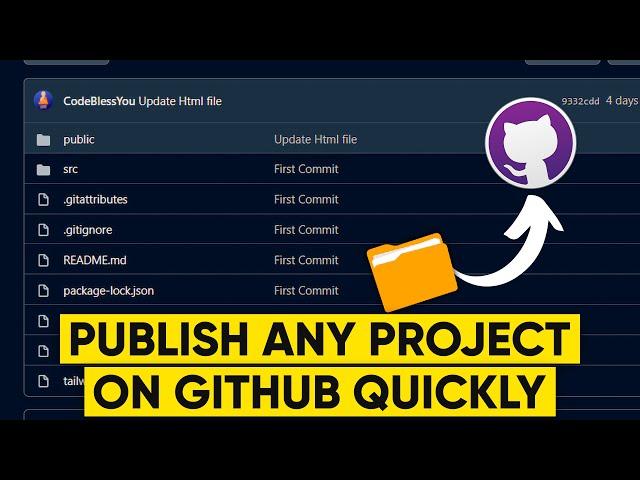 How to Upload Project on Github FAST - WATCH THIS | Github Tutorial 2022