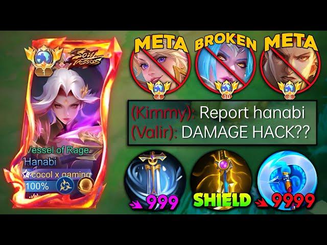 HANABI BEST META DESTROYER BUILD FOR ONE SHOT!! (100% BROKEN!) - HANABI BEST BUILD 2025! - MUST TRY