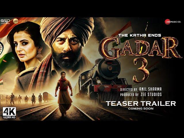 Gadar 3 : The Katha Ends - Trailer | Sunny Deol, Ameesha P, Utkarsh Sharma | IMAX 3D | Zee Studios