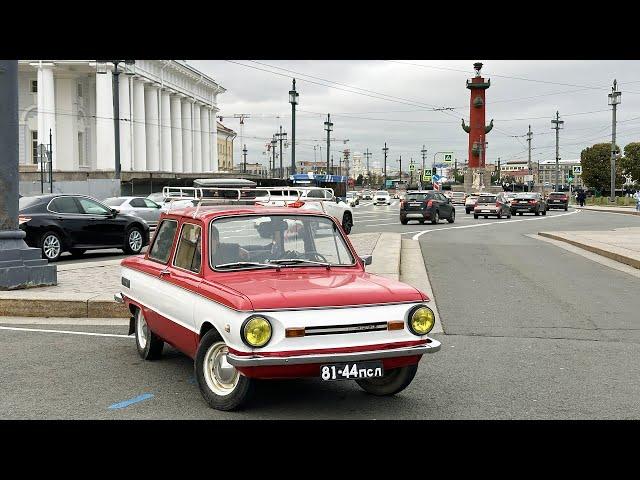 ПОЕЗДКА 600км ДО САНКТ-ПЕТЕРБУРГА НА СОРОКАЛЕТНЕМ ЗАПОРОЖЦЕ!