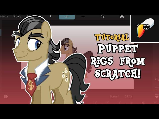 How To Make MLP Puppet Rigs in ToonSquid! | ToonSquid IOS tutorial