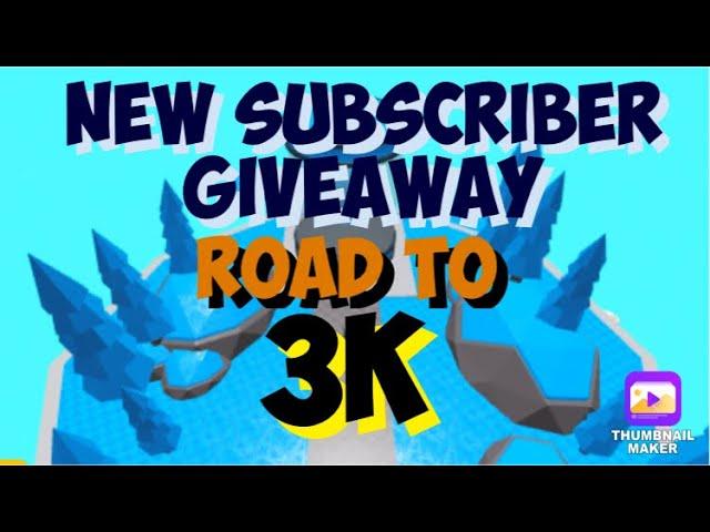 Saber Simulator Roblox JB80 GAMING NEW SUBSCRIBER GIVEAWAY, ROAD TO 3000 SUBSCRIBERS.NEW SUBS WATCH