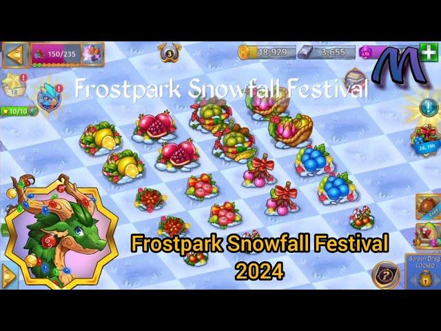 Merge Dragons - Frostpark  Snowfall Festival  Mystic Cloud Keys December 2024