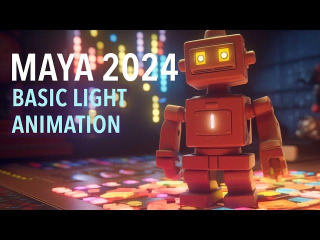 Maya 2024 - Basic Light Animation