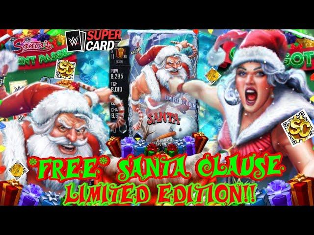 BROKEN EXPLOITS *FREE* LEGION SANTA CLAUSE LIMITED EDITION CARD!! & CHRISTMAS CODE! WWE SuperCard