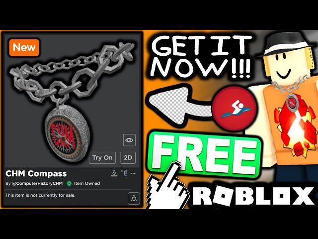 FREE ACCESSORY! HOW TO GET CHM Compass Necklace! (ROBLOX TechQuest Computer History Museum EVENT)