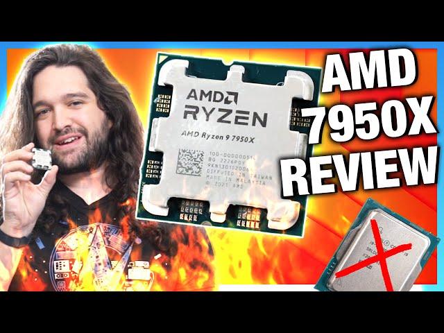 95°C is Now Normal: AMD Ryzen 9 7950X CPU Review & Benchmarks