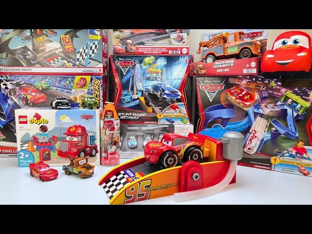 Disney Pixar Cars Toys Unboxing Review | Lightning McQueen Mechanic Shop and Launcher