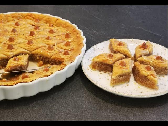 Baklawa aux amandes - Saveurs, douceurs de la pâtisserie Algérienne, fondante à souhait, un régal