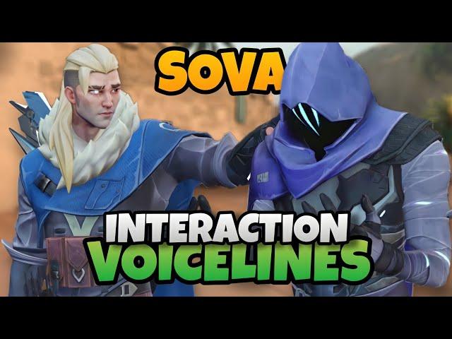 Valorant - Sova Interaction Voice lines With Other Agents