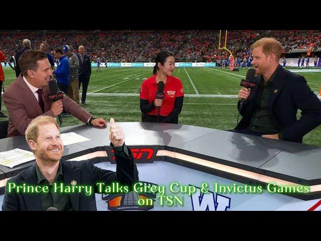 PRINCE HARRY JOINS TSN BROADCAST: HIS BROADCASTER ROLE & THE INSPIRING LEGACY OF THE INVICTUS GAMES