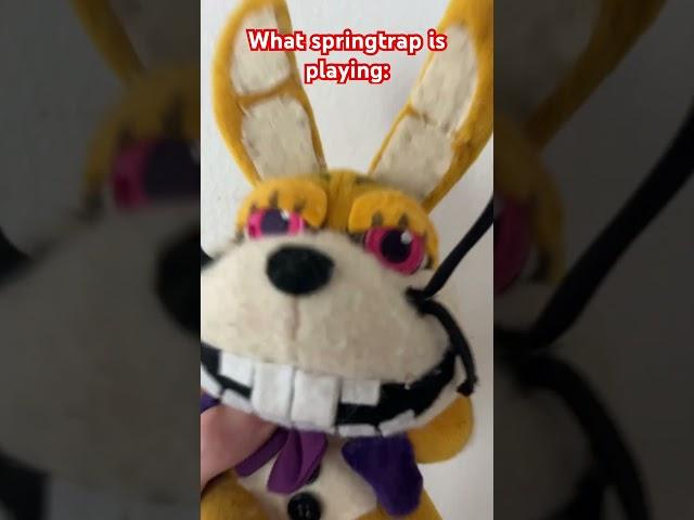 SPRINGTRAP IS GAY ️‍ #fnafplushies #fnafplush #fnaf #fnafmovie #fnafmemes #plushtoys #slyp1e