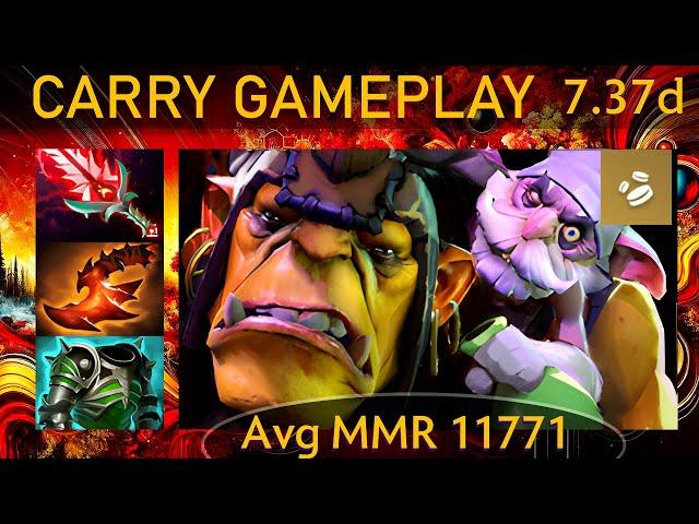  7.37d Alchemist |K+A-D - 23 KP - 76%| 900+ GPM! Carry Gameplay - Dota 2 Top MMR