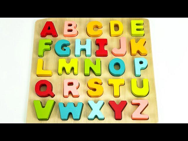 ABC Puzzle for Toddlers | Educational Learning Toy Video for Preschoolers