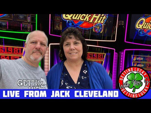 LIVE SLOT PLAY... Getting Lucky With Mr G (and Mrs. G) Jack Casino Cleveland