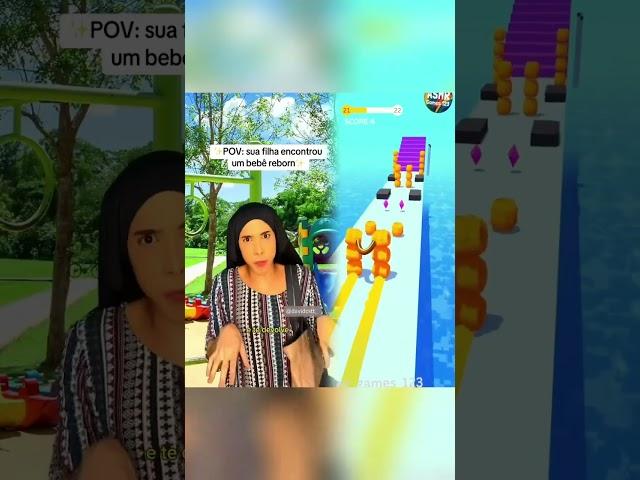 #pov A Maria Alice amou conhecer a nova amiguinha reborn  KKKKKKKKKKKKM #sigh