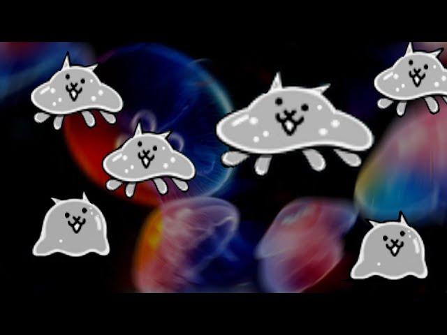 The Battle Cats - Slime Cat | Jellyfish Cat