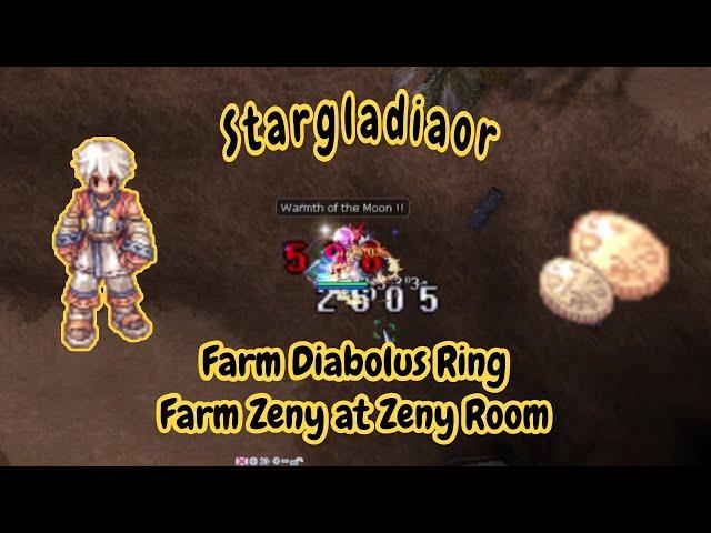 Taekwon Master/Stargladiator Build to Farm Diabolus Ring & Farm Zeny At Anita Room !! Free RO