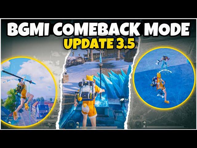 THIS IS WHY NEW 3.5 WINTER MODE IS CRAZYBGMI 3.5 WINTER UPDATE | BGMI