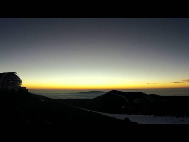 Muana Kea Sunset Time Lapse