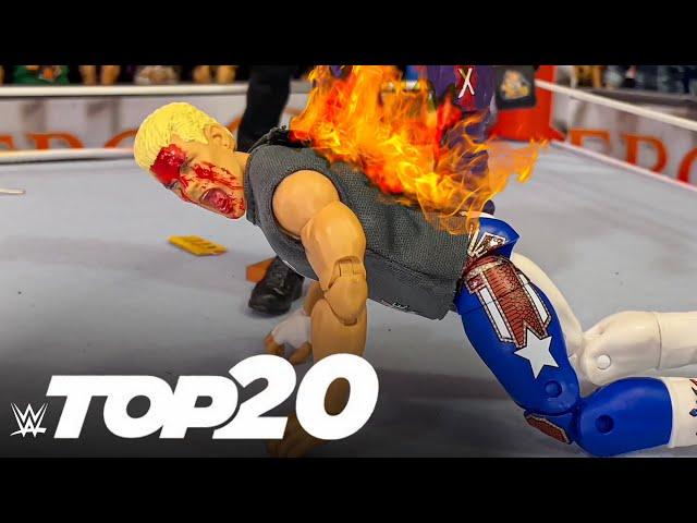 Top 20 Most Extreme WWE Action Figure Moments of 2024!