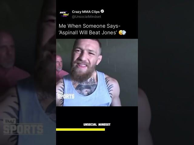 How Can You count Jones out?  #unsocialmindset #ufc #jonjones #tomaspinall #conormcgregor