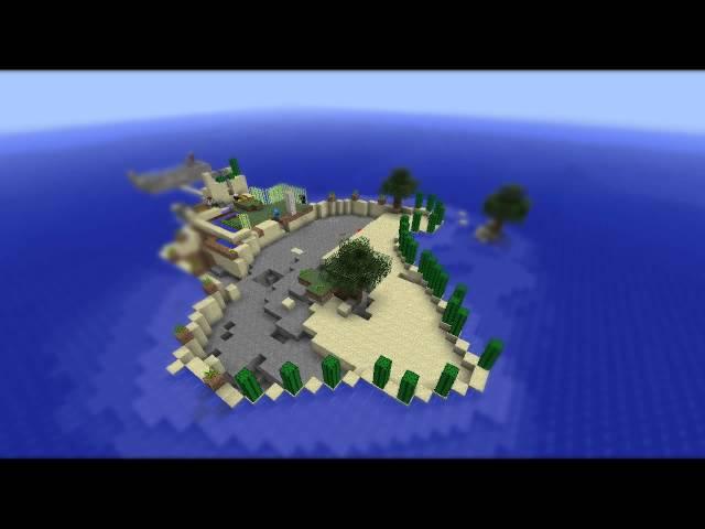 Minecraft survival island timelapse