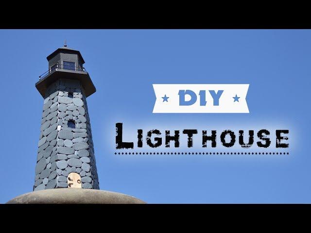 DIY Lighthouse | How To Make Lighthouse Of Cardboard And Solar Garden Light